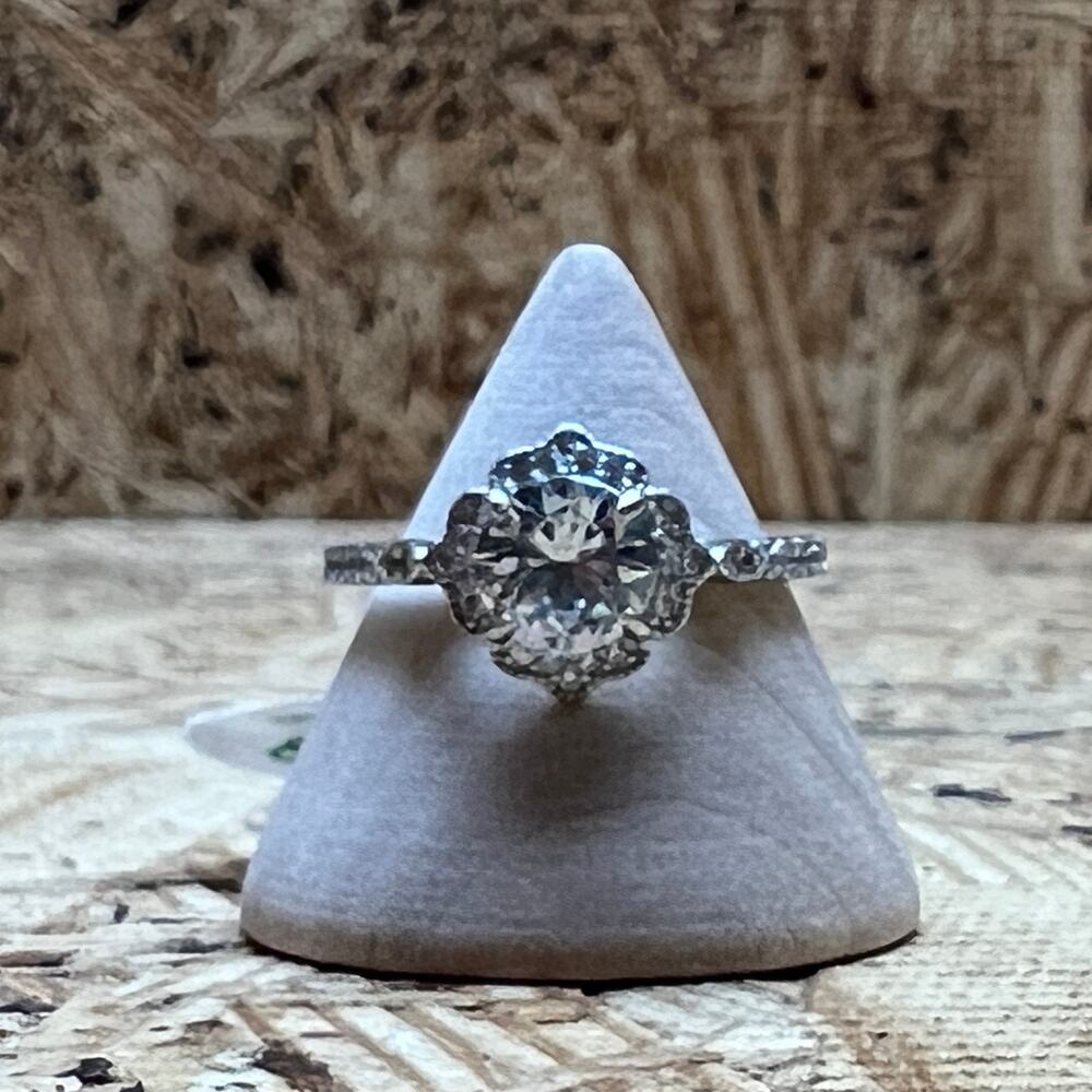 Bomb Party The Sterling Club Diamond Cubic Zirconia Sterling Silver Size 8 Ring